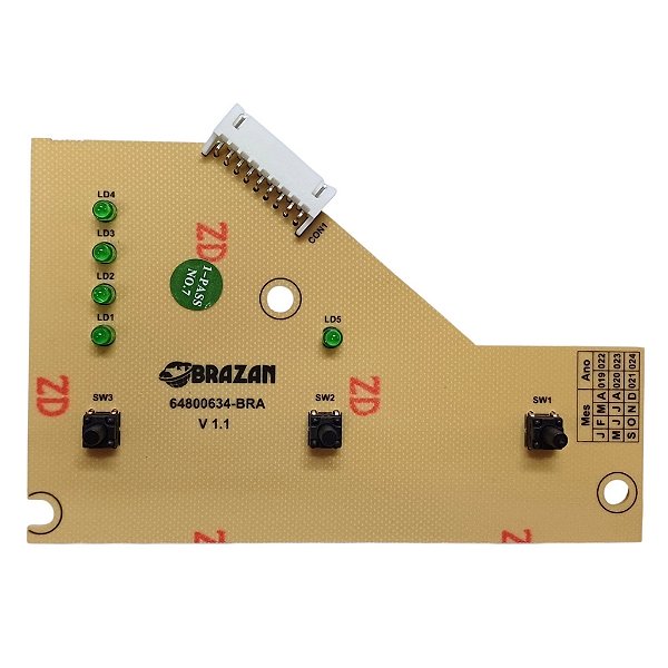Placa Interface Para Lavadora Electrolux Lte12 64800634