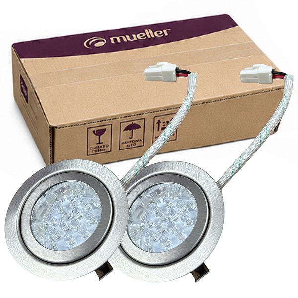 Kit 2 Lâmpada Led Coifa Mueller MCF1690G1 MCF0190G1 MCF0290G1 220V