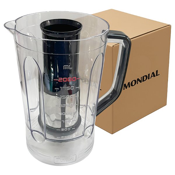Copo Com Filtro Liquidificador Mondial L-1000 BL L-48-B-SL