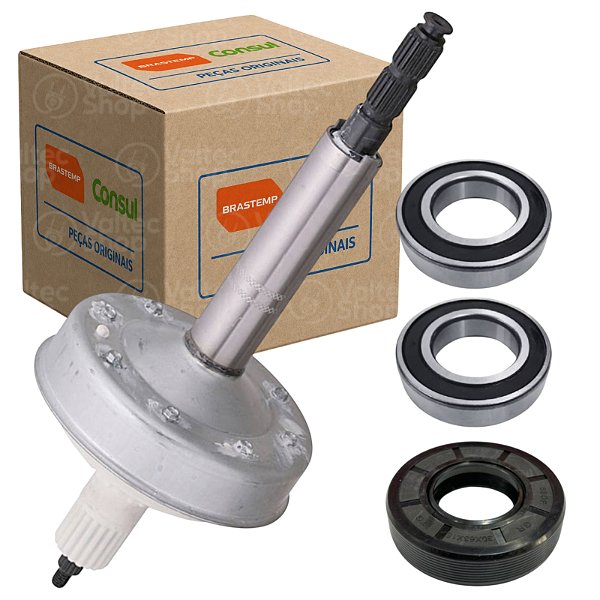 Kit Mecanismo + Rolamento + Retentor Brastemp Bwl11a Bwl11