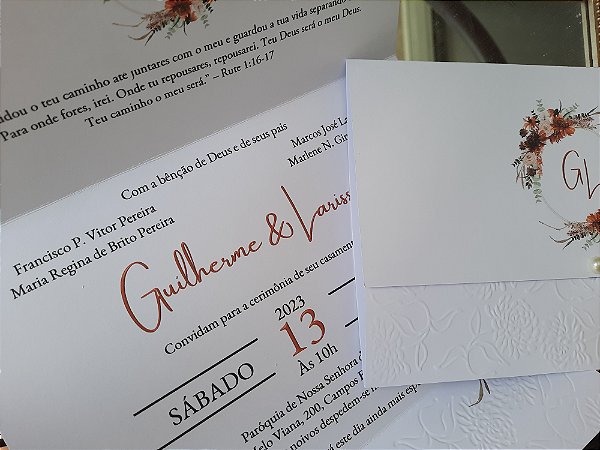 Convites de casamento
