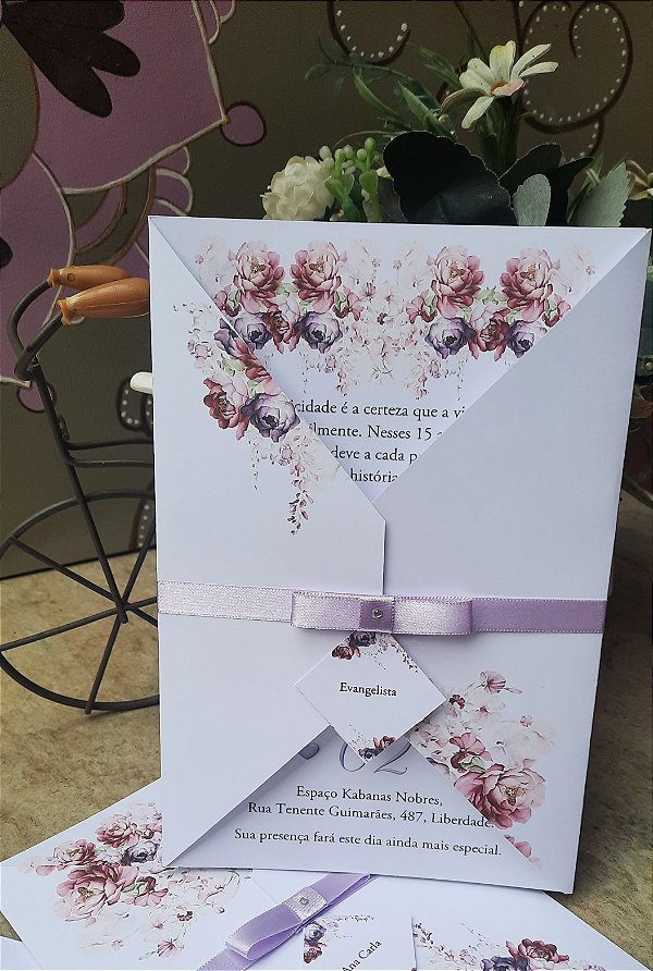Convites de casamento Lins