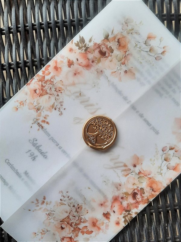 Convites de casamento vegetal