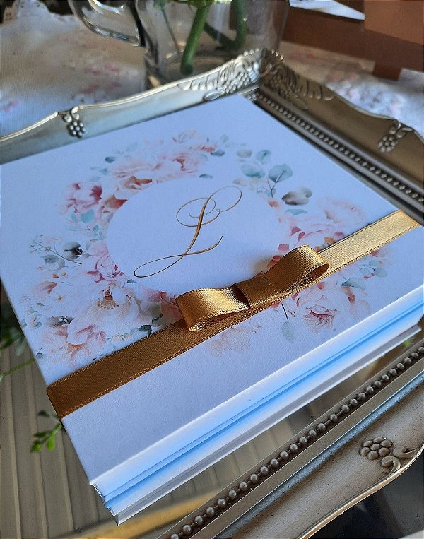 Convite caixa cartonada luxo