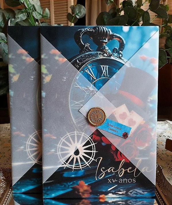 Convite de 15 anos capa dura