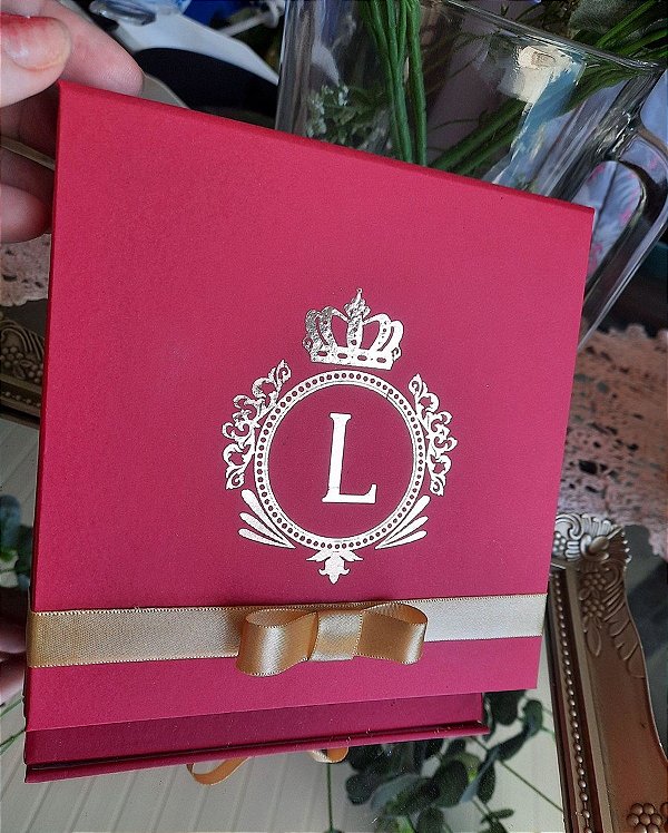 Convite caixa cartonada luxo