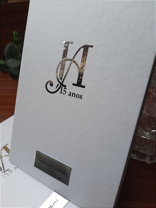 Convite box capa dura luxo