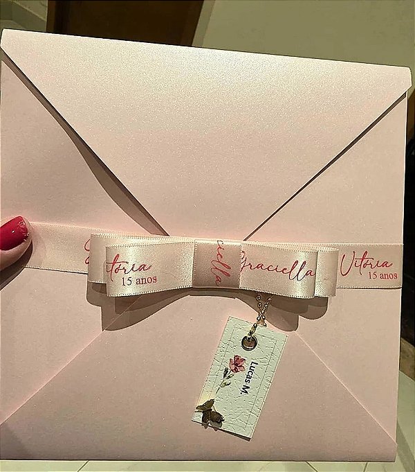 Convite de 15 Anos em Acrílico luxo