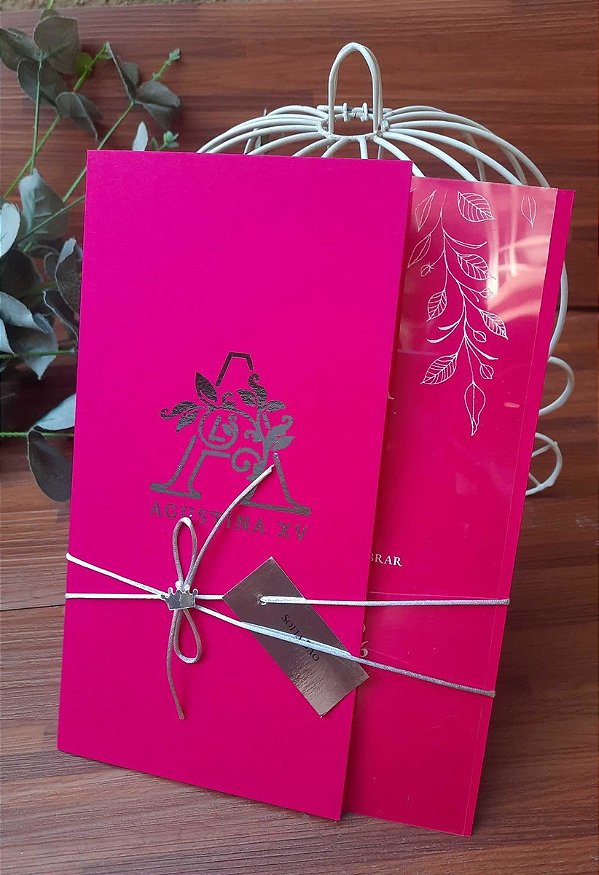 Convite de 15 Anos em Transparência Luxo