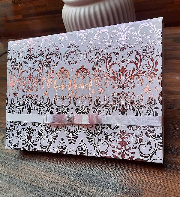 Convite Caixa Capa Dura Luxo com Transparência