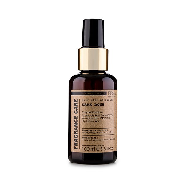 Perfume Capilar DARK ROSE Hair Mist Fragrance Care 100 ml