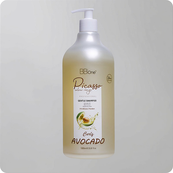 Shampoo para Hidratação de Cabelos Cacheados Picasso Avocado Curls - 1000ml