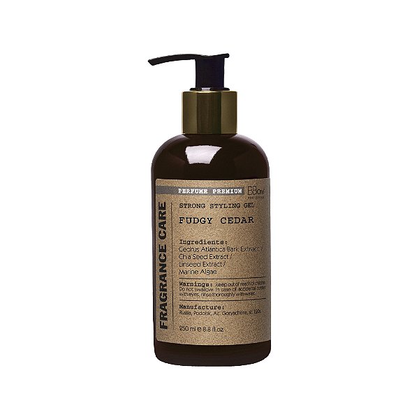 Strong Styling Gel FUDGY CEDAR- 250ml