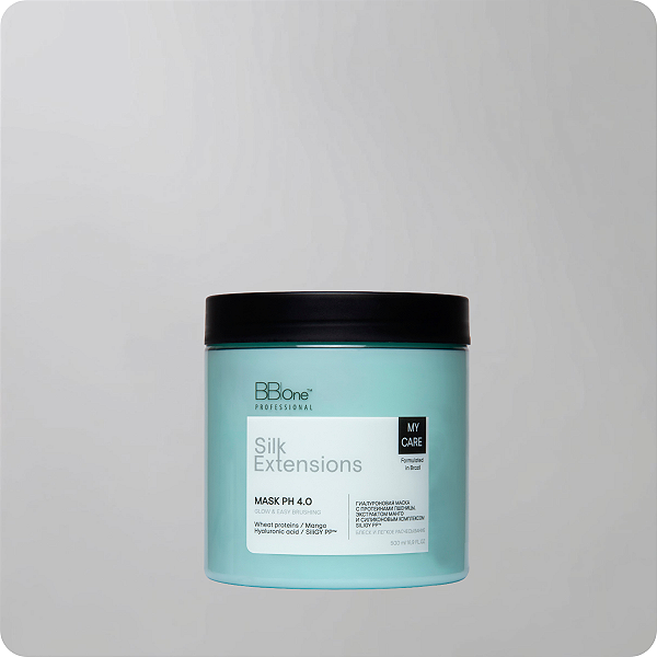 Máscara de Tratamento Capilar para cabelos com Mega Hair e Extensões Silk Extensions Glow & Easy Brushing - 500ml