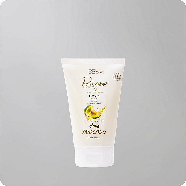 Tratamento Leave-in para Hidratação de Cabelos Cacheados Avocado Curls Picasso - 125ml