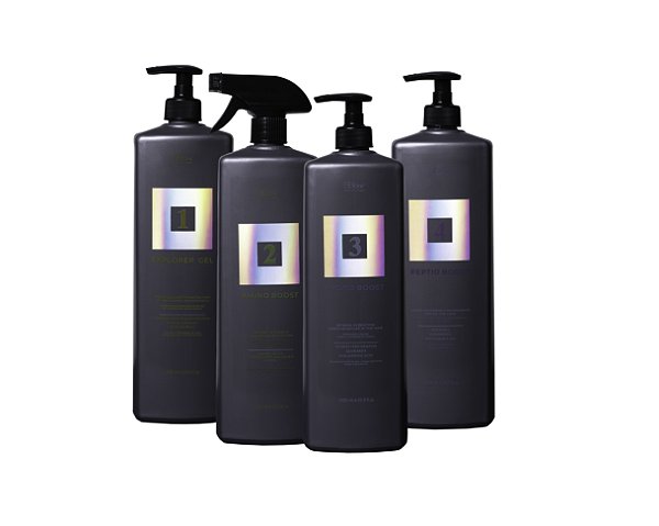 KIT BOOST – Reconstrução Capilar - 4 Passos - 1000ml