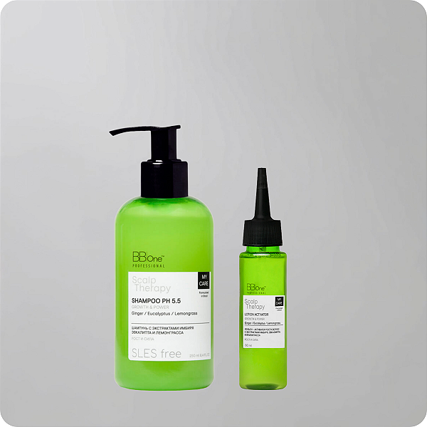 Kit Shampoo e Loção Ativadora para Couro Cabeludo Scalp Therapy Growth & Power - 250ml e 60ml