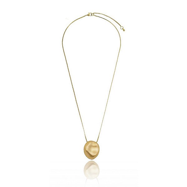 COLAR ORGANIC SMALL DOURADO/FOSCO
