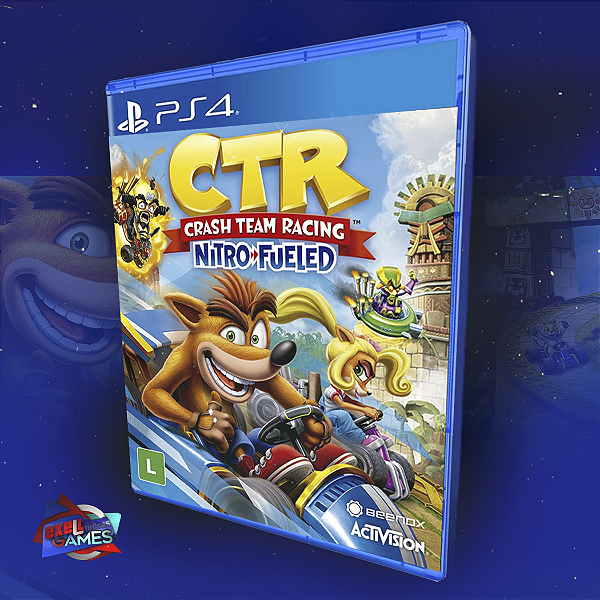 CRASH TEAM RACING NITRO - FUELED - PS4 MÍDIA DIGITAL