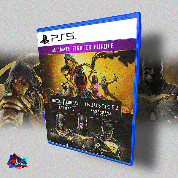 Pacote Mortal Kombat 11 Ultimate + Injustice 2 Ed. Lendária - PS5 MÍDIA DIGITAL