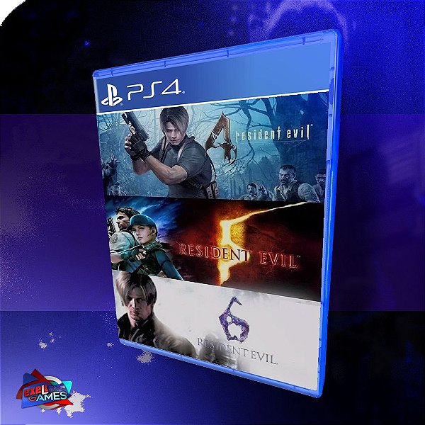 PACOTE TRIPLO RESIDENT EVIL - PS4 MÍDIA DIGITAL