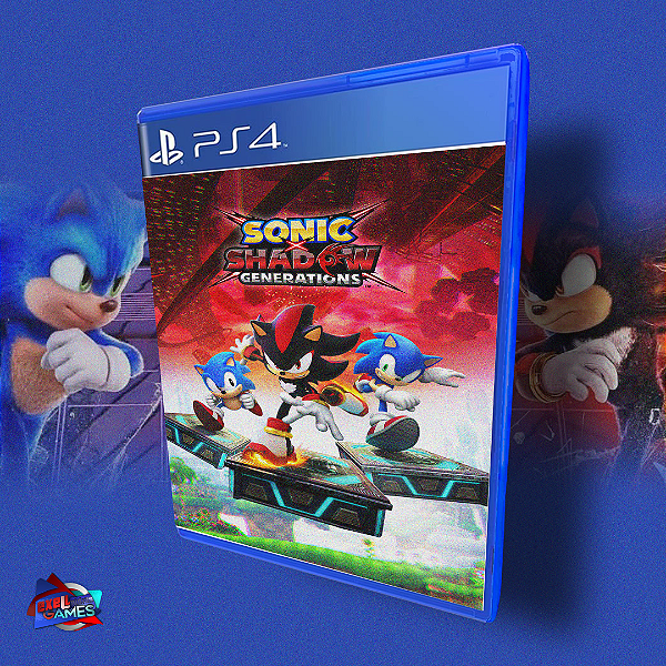 SONIC X SHADOW GENERATIONS PS4 MÍDIA DIGITAL