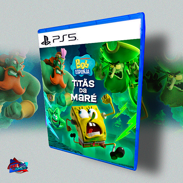 Bob Esponja: Titãs da Maré - PS5  MÍDIA DIGITAL