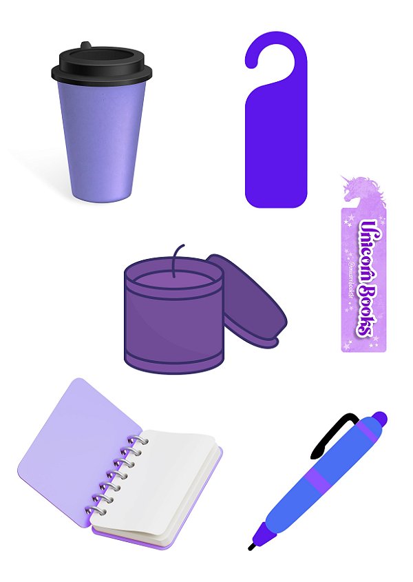 KIT LEITORA UNI LOVER - 09 ITENS INCLUSOS