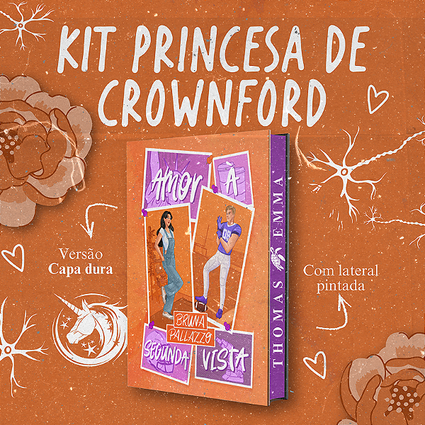 KIT PRINCESA DE CROWNFORD - CAPA DURA DE LUXO