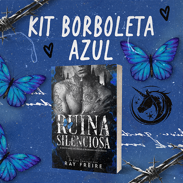 KIT BORBOLETA AZUL
