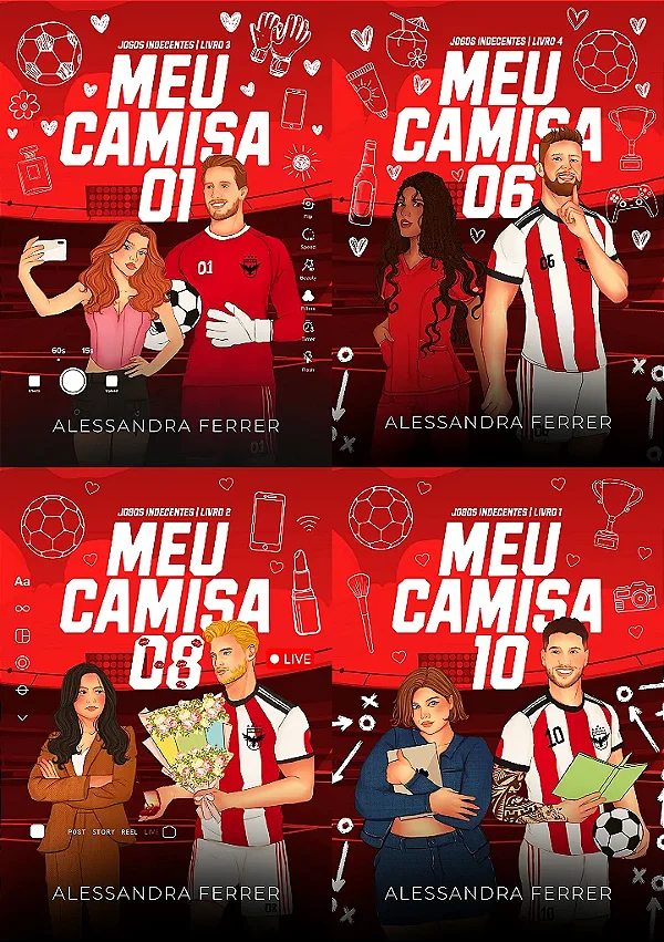 COMBO MEU CAMISA 01 + 06 + 08 + 10 - LEVE 4 E PAGUE 3 - PROMO DE NATAL 2025
