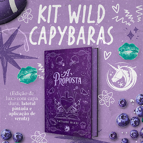 KIT WILD CAPYBARAS - CAPA DURA DE LUXO