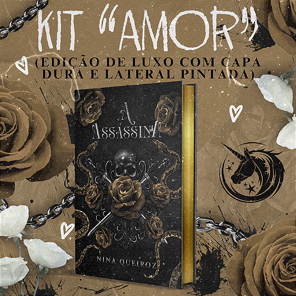 KIT "AMOR" - A ASSASSINA - CAPA DURA