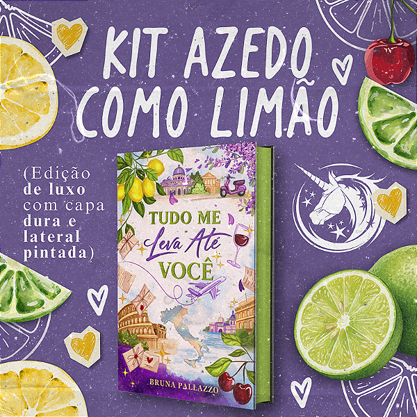 KIT AZEDO COMO LIMÃO - CAPA DURA
