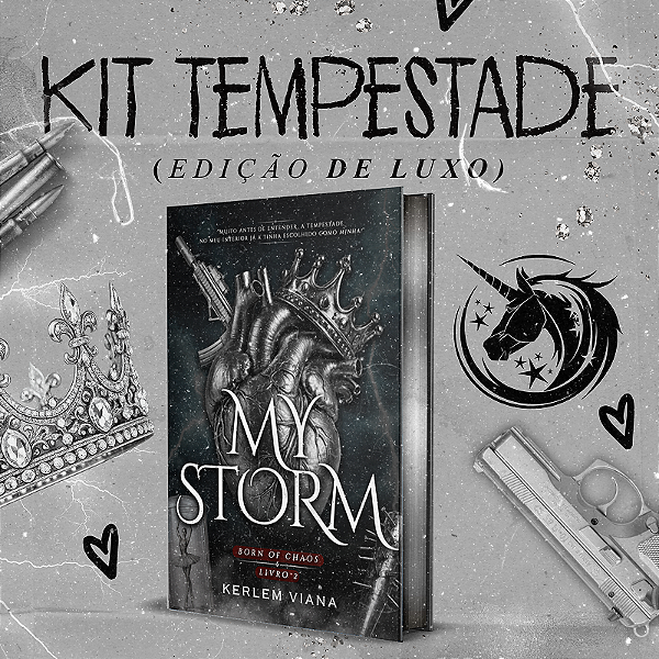 KIT TEMPESTADE - CAPA DURA DE LUXO