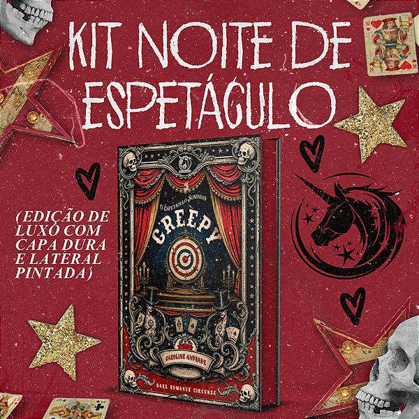 KIT NOITE DE ESPETÁCULO - CAPA DURA