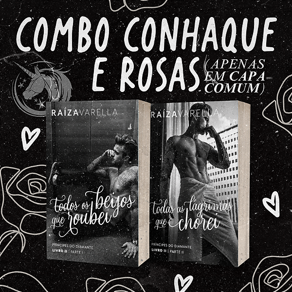 COMBO CONHAQUE E ROSAS