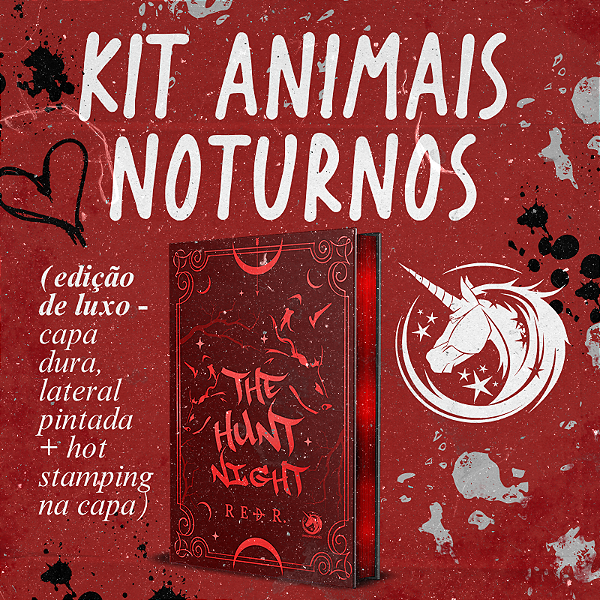 KIT ANIMAIS NOTURNOS - CAPA DURA DE LUXO