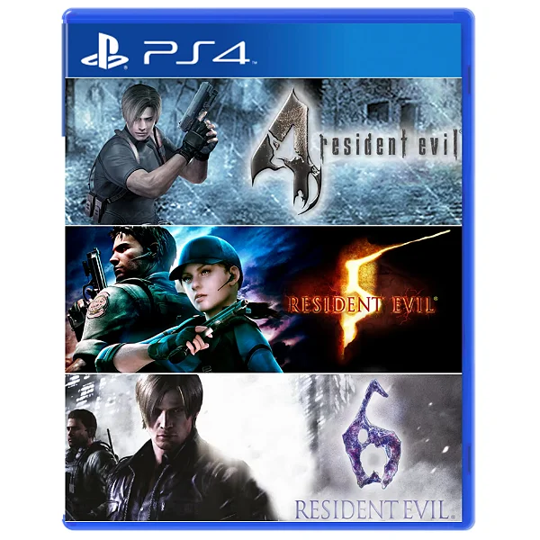 RESIDENT EVIL TRIPLE PACK 4, 5 e 6 - PS4