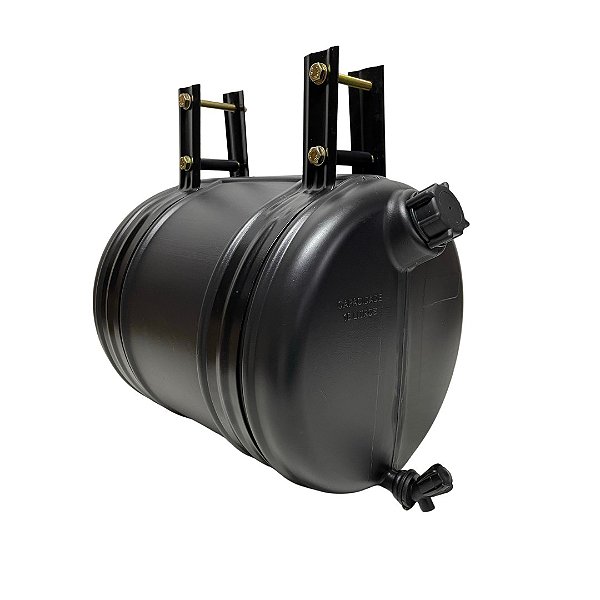 CJ BARRICA 16L PRETA S/ABA C/TAMPA CINTA METALICA