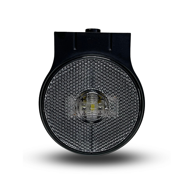 LANTERNA LATERAL LED COM SUPORTE - 65MM CRISTAL BIVOLT