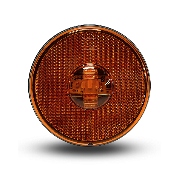 LANTERNA LATERAL LED SEM SUPORTE - 85MM ÂMBAR