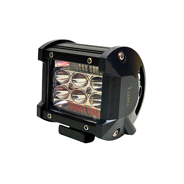 FAROL AUXILIAR 72W C/ STROBO AZUL VERMELHO POLICIA