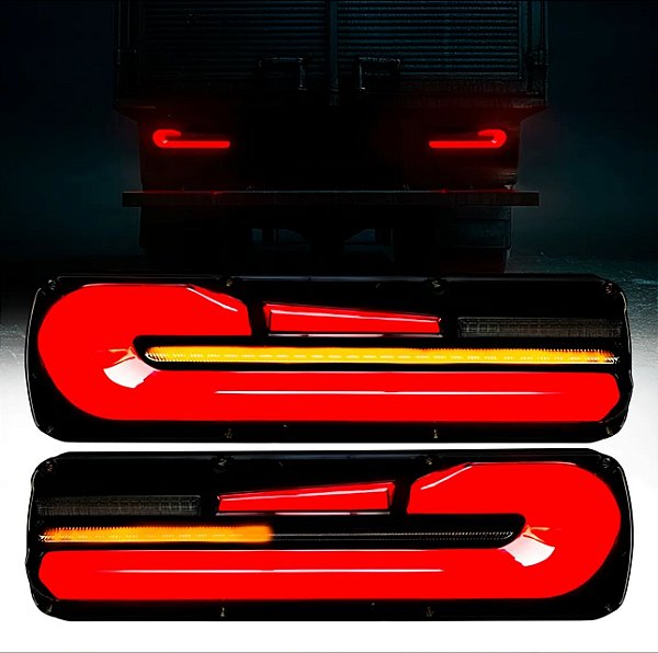 PAR Lanterna Traseira Full LED Adaptação Universal