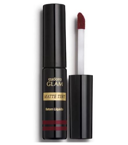 Batom Líquido Glam Matte Tint Bordô Intenso 4ml
