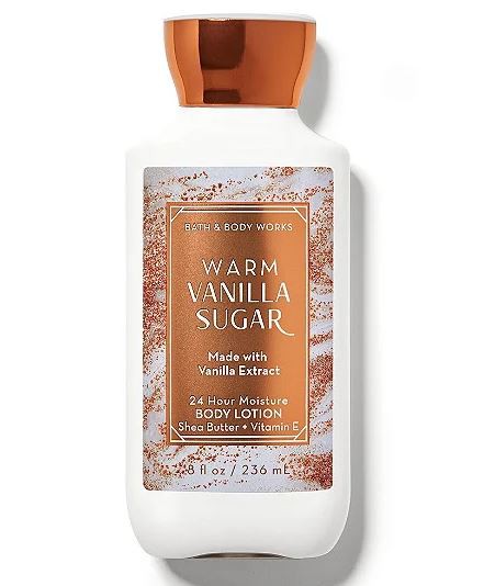 Loção Hidratante Corporal Warm Vanilla Sugar Bath & Body Works 236ml