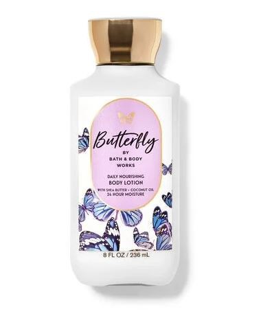 Loção Hidratante Corporal Butterfly Bath & Body Works 236ml #desconto