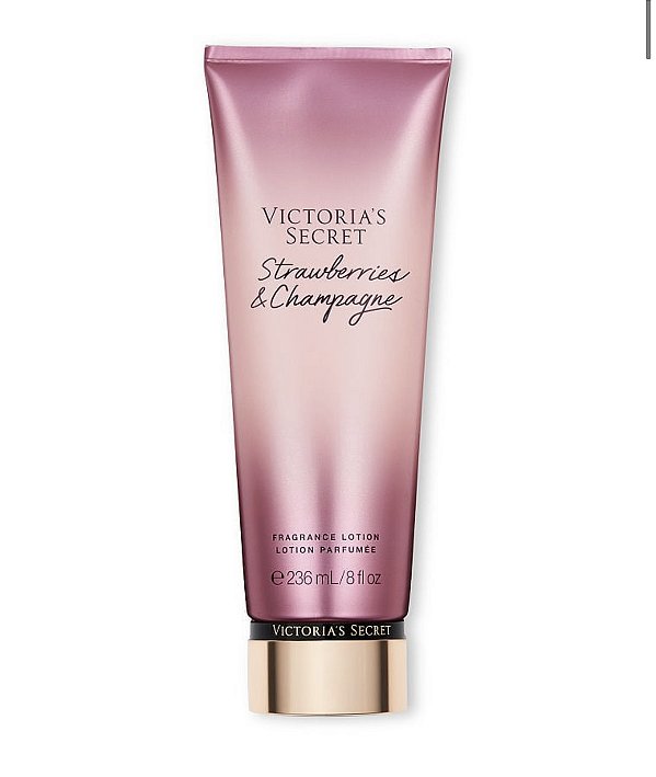 Hidratante Corporal Strawberry & Champagne Victoria's Secret 236ml #importado