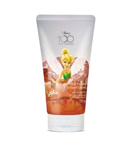 Gel Fixador Infantil Glitter Sophie Disney100 120g