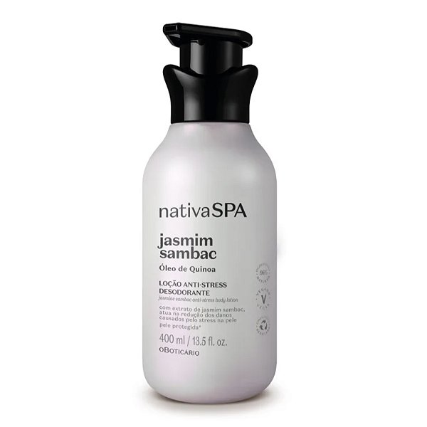 Loção Hidratante Desodorante Corporal Anti-stress Nativa SPA Jasmim Sambac 400ml
